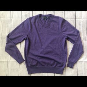 VINEYARD vines wool blend v neck sweater